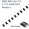 560R ohm 1% 1/8 watt 0805 Resistor SMD 100Pcs