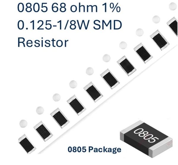 0805 68 ohm 1% watt 0805 Resistor SMD 100Pcs