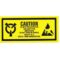 11.5 x 5cm Anti-static Warning Stickers