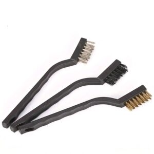 3 Piece Hand Wire Brush Set