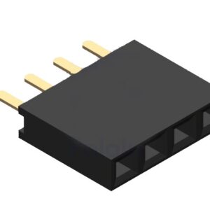 4-Pin 2.54mm Pitch Single Row Female Header