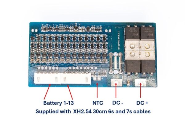 13S Li-Ion batteries 48V 20A BMS module