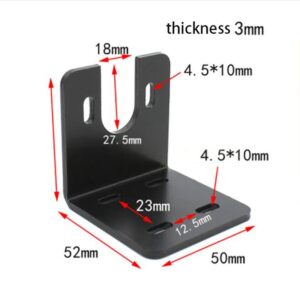 775 Motor Right Angle Mount Plate U Slot