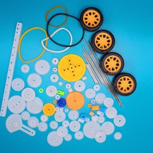 78pcs Plastic Gears, Pulleys and Wheels Packs