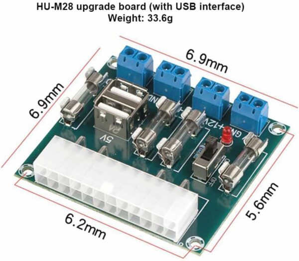 HU-M28 Desktop Computer Chassis Power Supply