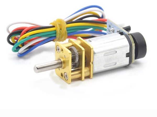 JGA12 N20 6V 15-3000RPM Micro Hall Encoded Gear DC Motor