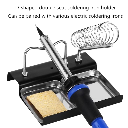Soldering Iron Stand 110 x 99 x 20mm Dual Tray