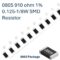 910R ohm 1% 0805 Resistor SMD 100Pcs