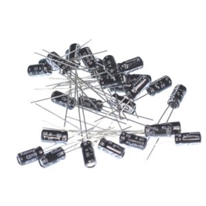 1uF 50V 4x7mm Radial Electrolytic Capacitors