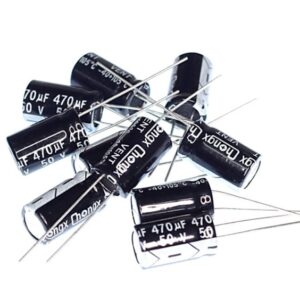 470uF 50V 20% 10x17mm Radial Electrolytic Capacitors