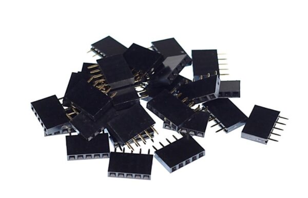 5-Pin 2.54mm Pitch Single Row Female Header