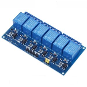 5V Optocoupler Isolated Relay Modules 6 way