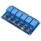 5V Optocoupler Isolated Relay Modules 6 way