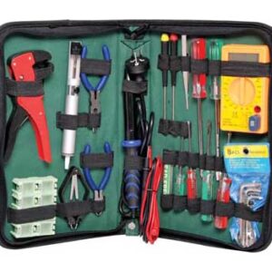 20 Piece Electronic Tool Kit With Soldering Iron