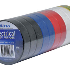 Nitto 201E 10 PK Insulation Tape Rainbow 20m X 18mm