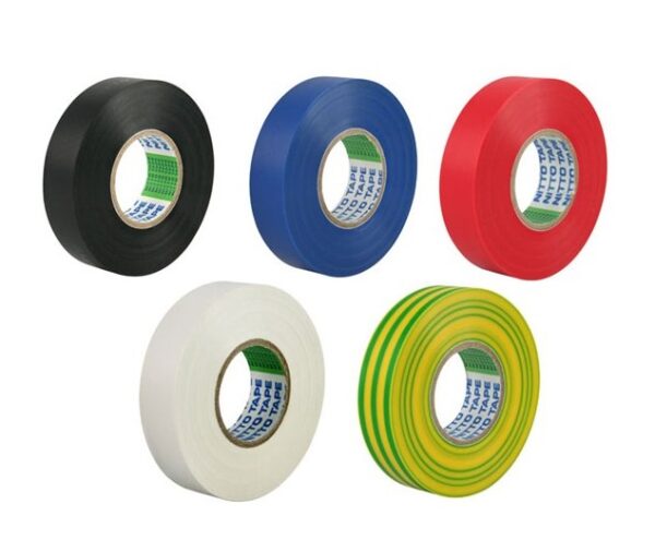 Nitto 201E 10 PK Insulation Tape Rainbow 20m X 18mm
