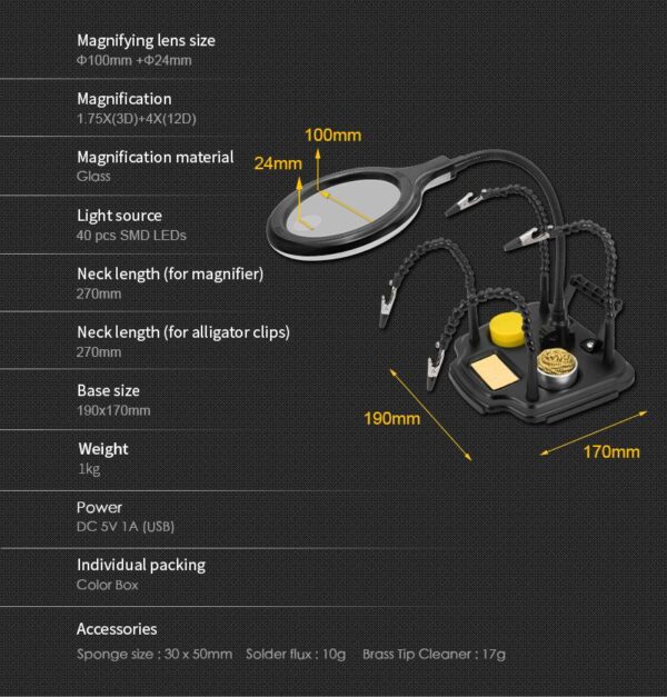 Multifunction Soldering Helping Hands