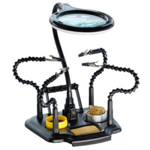 Multifunction Soldering Helping Hands with LED Magnifier