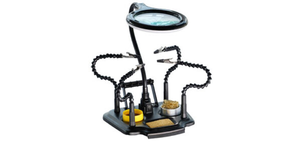 Multifunction Soldering Helping Hands with LED Magnifier