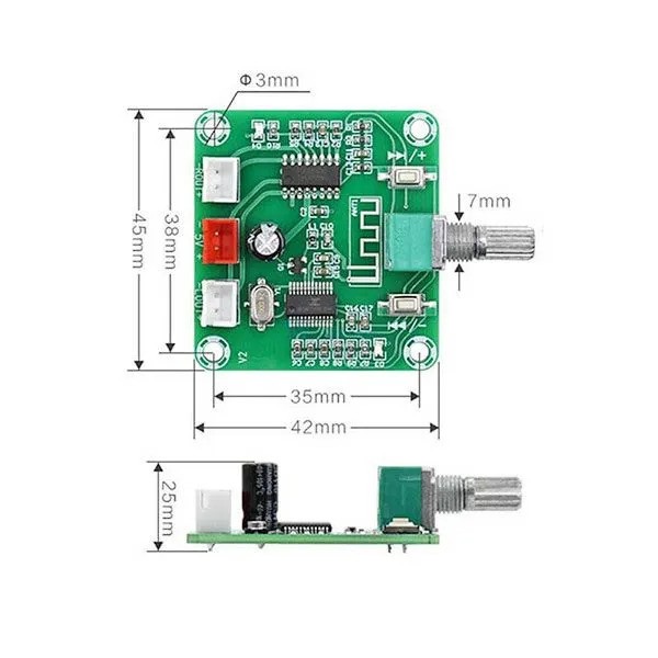 XH-A158 PAM8403 Bluetooth 5.0 Power Amplifier Board