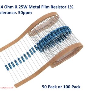 2.4 Ohm 0.25W 1% Metal Film Resistor