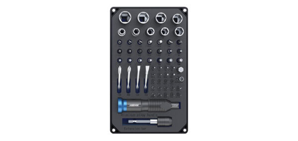 Jakemy JM-6125 60 Piece Driver And Socket Set