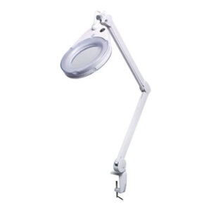 The Inspect-A-Gadget LED Desk Mount Magnifying Lamp 130mm 5 Diopter
