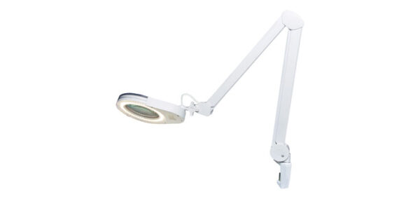 The Inspect-A-Gadget LED Desk Mount Magnifying Lamp 130mm 5 Diopter