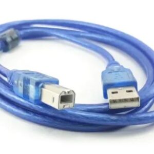USB 2.0 1.5mt Hi-Speed Blue Cable Ferrite Cores