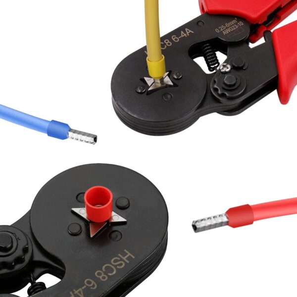 YTH HSC8 6-4A Ratchet Ferrule Wire Crimper