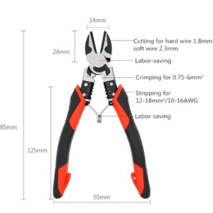 YTH-J331 185mm Diagonal pliers