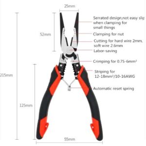 YTH-J332 215mm Long Nose Pliers