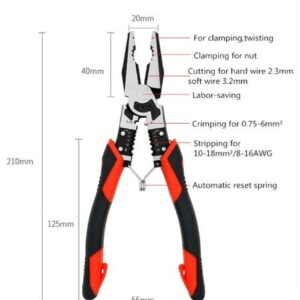 YTH-J333 210mm Combination pliers