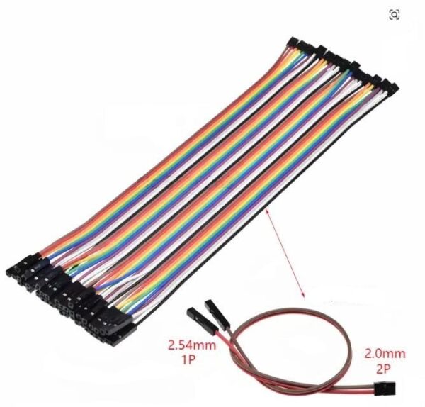 20cm 2.54 to 2.mm 40way Dupont Jumper Wires Cables 1