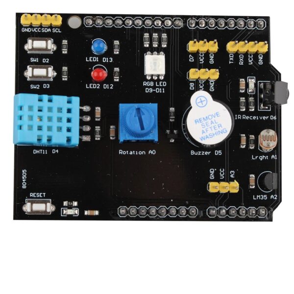 9 in 1 Multifunction Shield Board DHT11 LM35 Temperature Humidity 3
