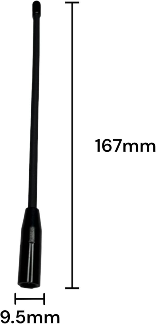 915MHz Soft Whip Antenna 16.7cm 10dBi Gain for Meshtastic