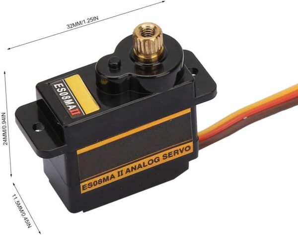 ES08MA II 12g Mini Metal Gear Analog Servo for RC Model