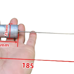 370 DC reduction motor 3-6V (87-174 rpm) 13.4cm Shaft