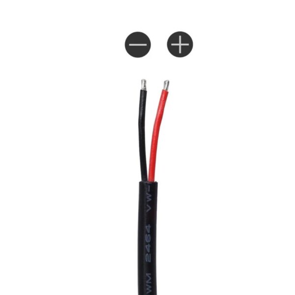 5.5x2.1mm DC Female Jack to Pigtail Cable