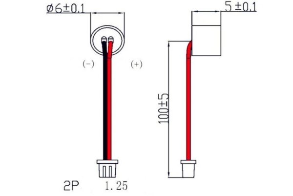 6050 Electret Condenser Microphone With Wire