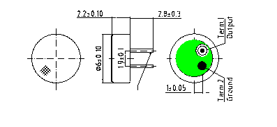 6x2.2mm 52dB Condenser Electret Microphone