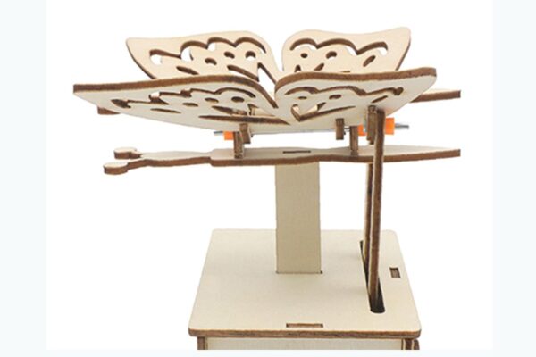 DIY Wooden Electric Fluttering Butterfly 4