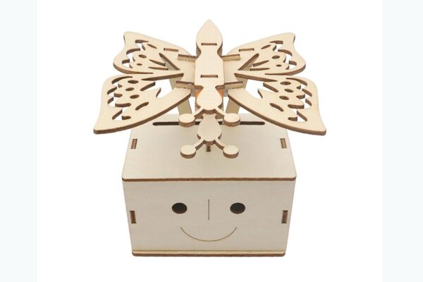 DIY Wooden Electric Fluttering Butterfly 4