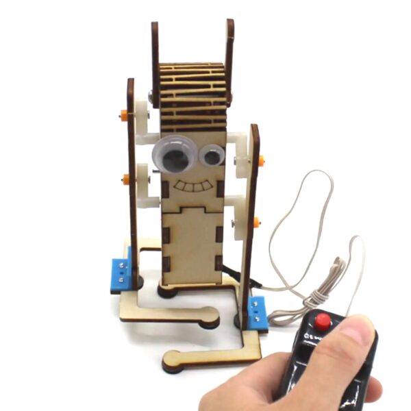 STEM Wire Controlled Large Eye Wood Robot