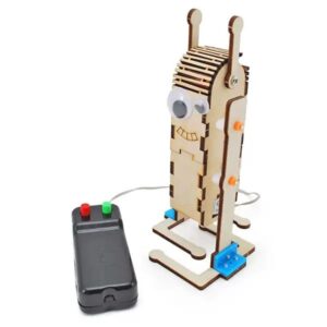 STEM Wire Controlled Large Eye Wood Robot