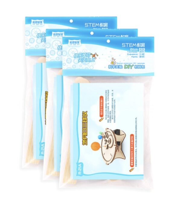 STEM Wooden Earth Moon Sun Three Sphere Mode