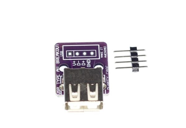 USB A Female With Flange Breakout Board