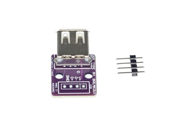USB A Female With Flange Breakout Board
