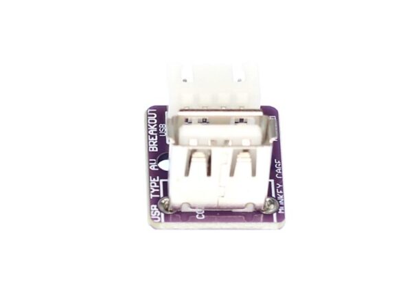 USB A Vertical Female Flange RA Header + Dupont Board