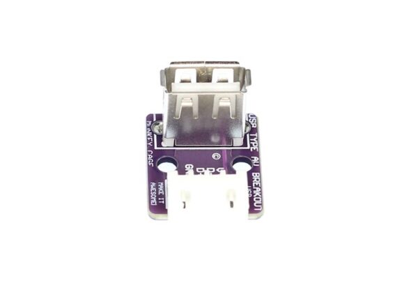 USB A Vertical Female Flange RA Header + Dupont Board